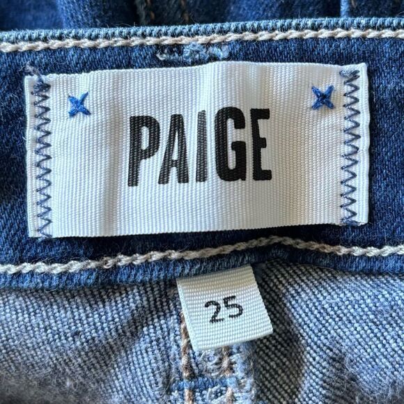 Paige Hoxton Skinny Blue Jeans Ankle Mid Rise Size 25 - Picture 13 of 13